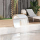 Vidaxl Piscine en cascade 45x30x60 cm en acier inoxydable
