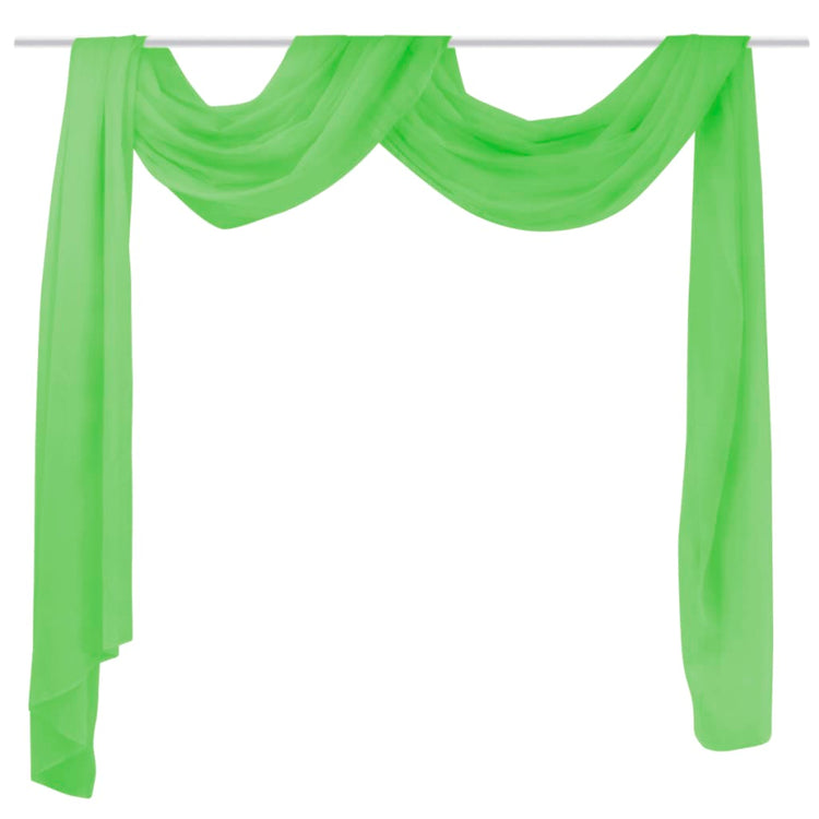 Vidaxl Overgijn Translucent voile 140 x 600 cm vert