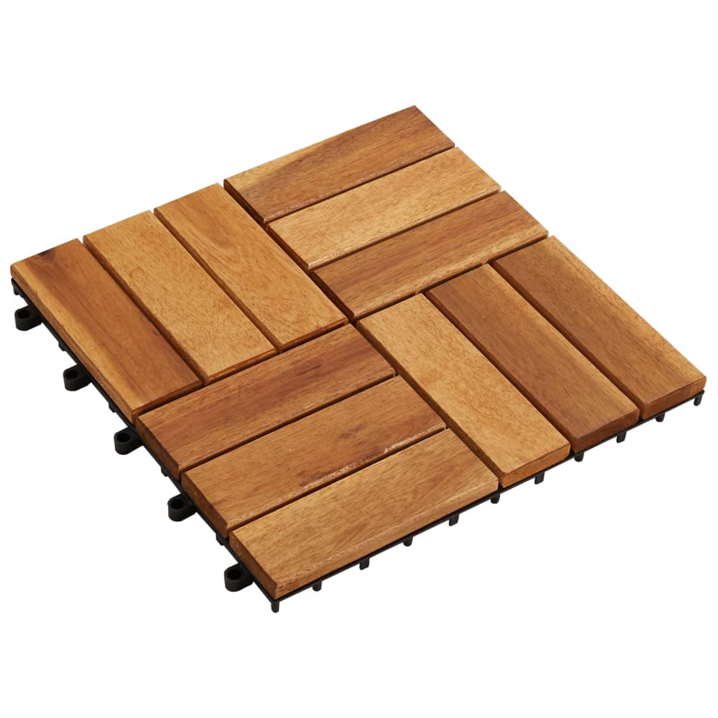 Vidaxl Terrace Tiles 30 x 30 cm ACACIA Set de 30