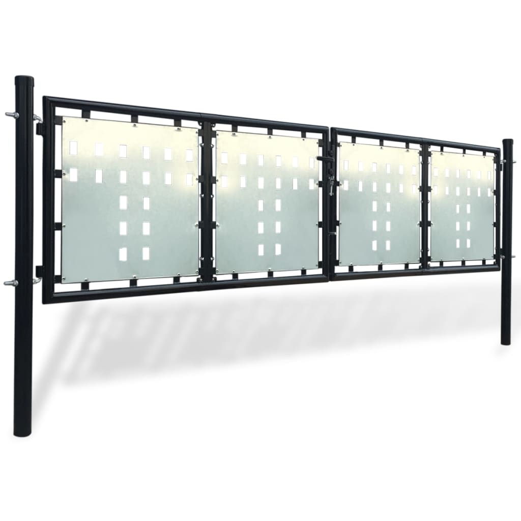 Port vidaxl seulement 300x125 cm noir