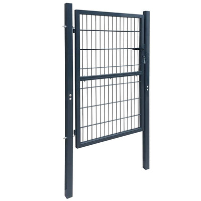 Vidaxl Port Double Rod (cheville) 106x170 cm Gris anthracite