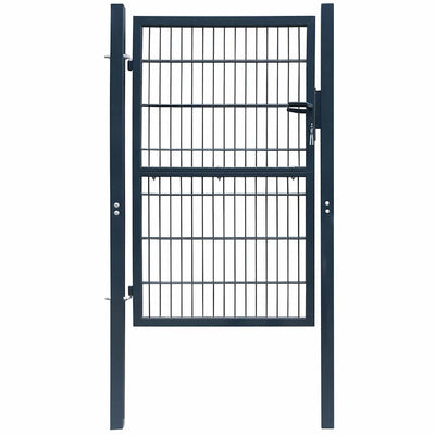 Vidaxl Port Double Rod (cheville) 106x190 cm Gris anthracite
