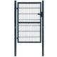 Vidaxl Port Double Rod (cheville) 106x210 cm gris anthracite