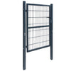 Vidaxl Port Double Rod (cheville) 106x210 cm gris anthracite