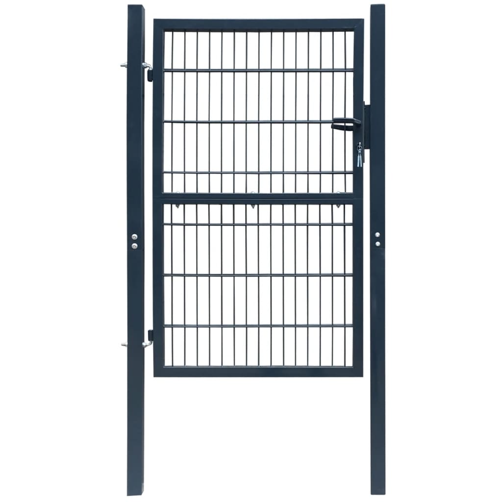 Vidaxl Port Double Rod (cheville) 106x230 cm gris anthracite