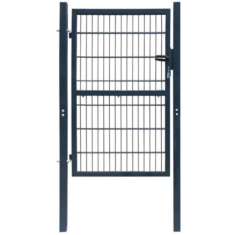 Vidaxl Port Double Rod (cheville) 106x230 cm gris anthracite