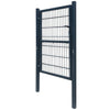 Vidaxl Port Double Rod (cheville) 106x230 cm gris anthracite