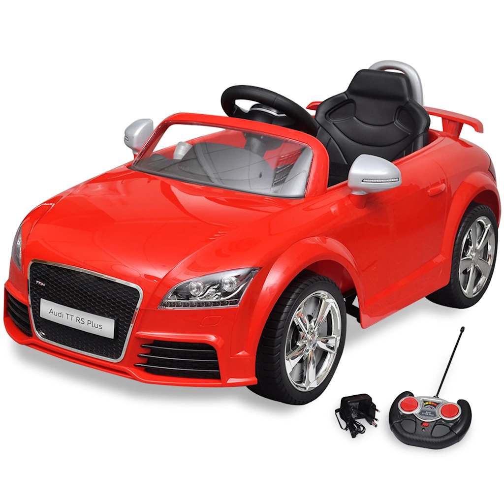 Vidaxl Children's Car Electric avec télécommande Audi TT RS Red