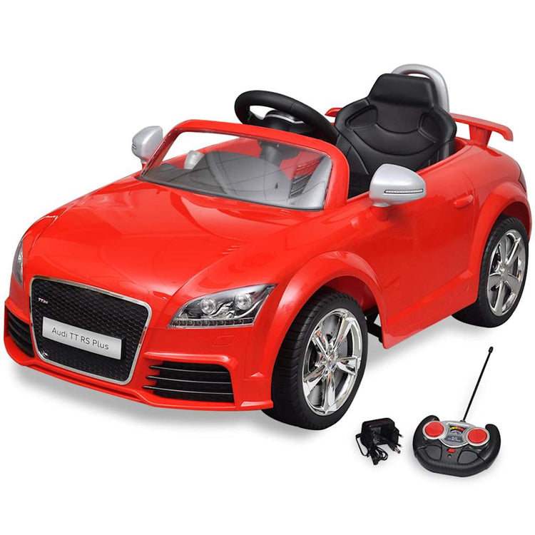 Vidaxl Children's Car Electric avec télécommande Audi TT RS Red