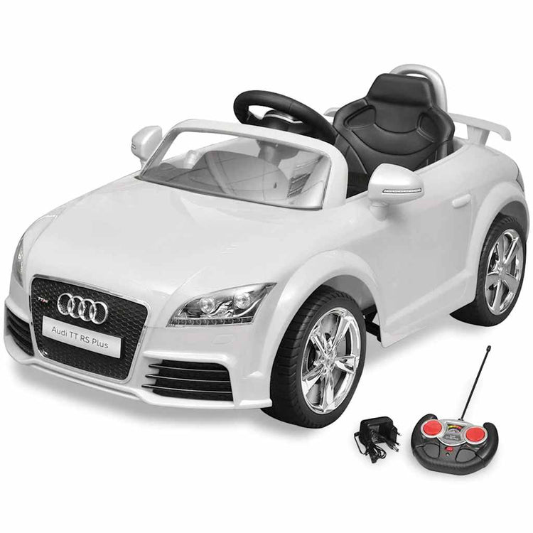 Vidaxl Electric Auto Audi TT RS avec télécommande blanc
