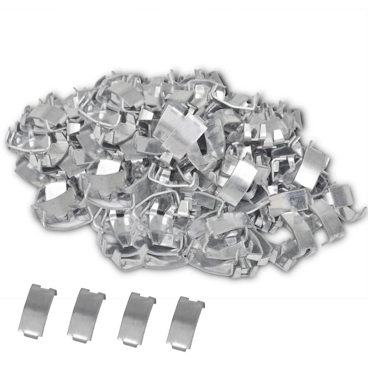 Vidaxl Zwaluwstaart Blamps for Barbed Wire 500 ST Steel