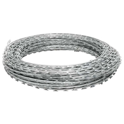 Vidaxl Scheermermotenraadt Concertina Galvanized Steel 150 M