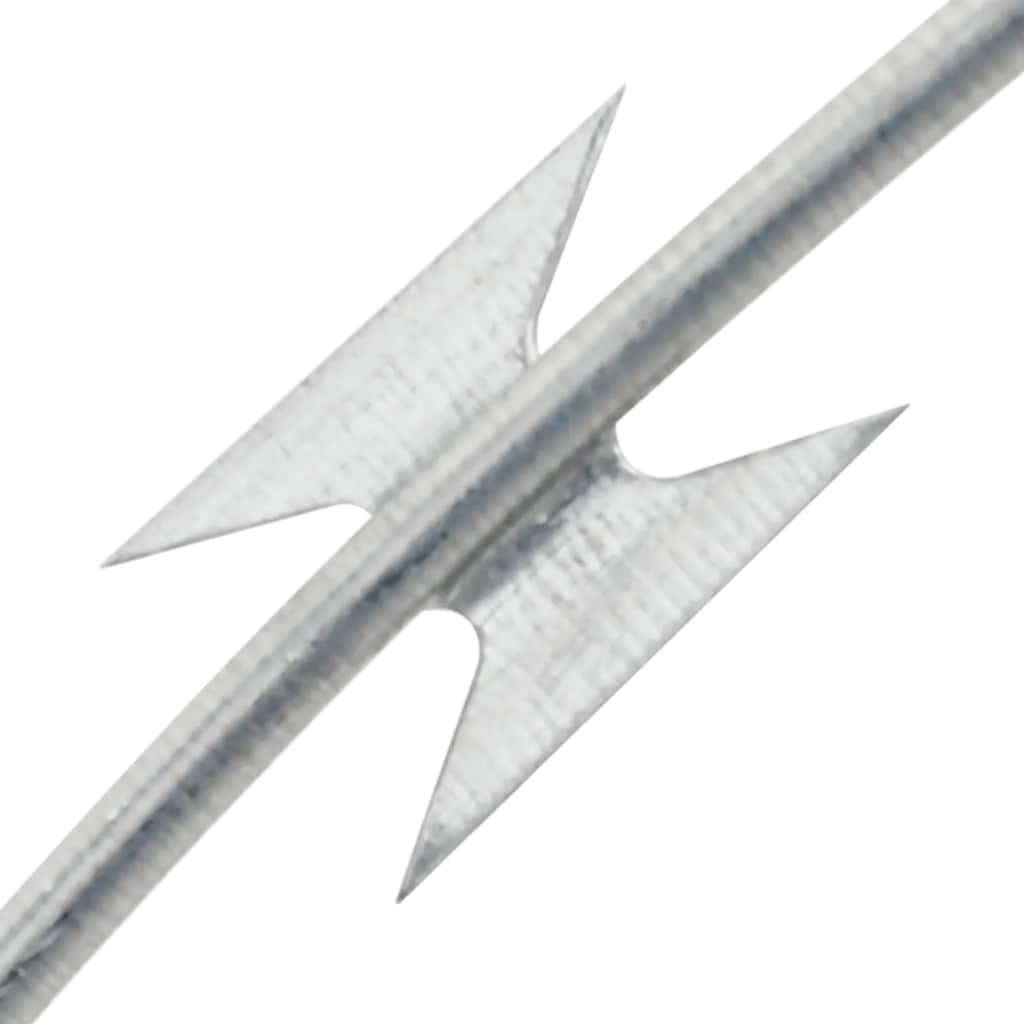 Vidaxl Scheermtstikkeldraad Concertina Galvanized Steel 60 m