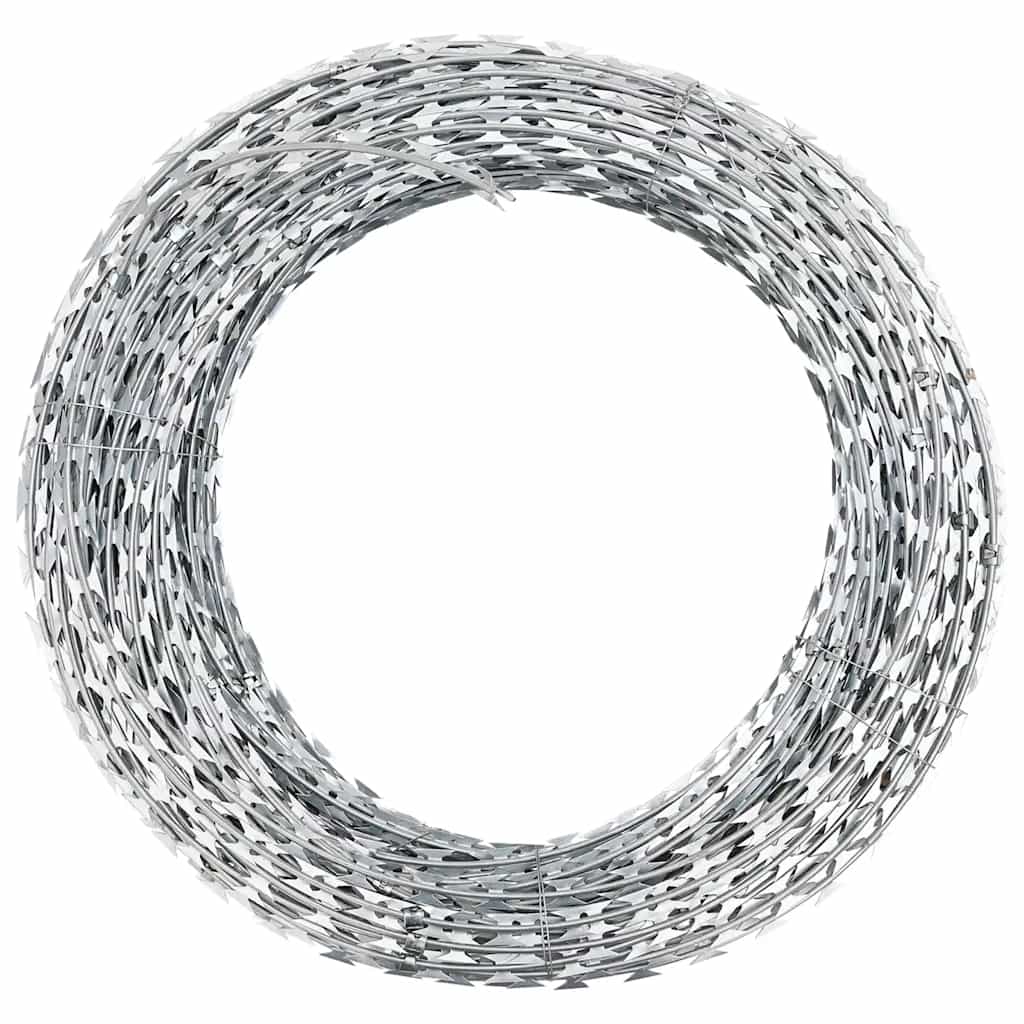 Vidaxl Scheermmsstikkeldraad Concertina Galvanized Steel 100 m