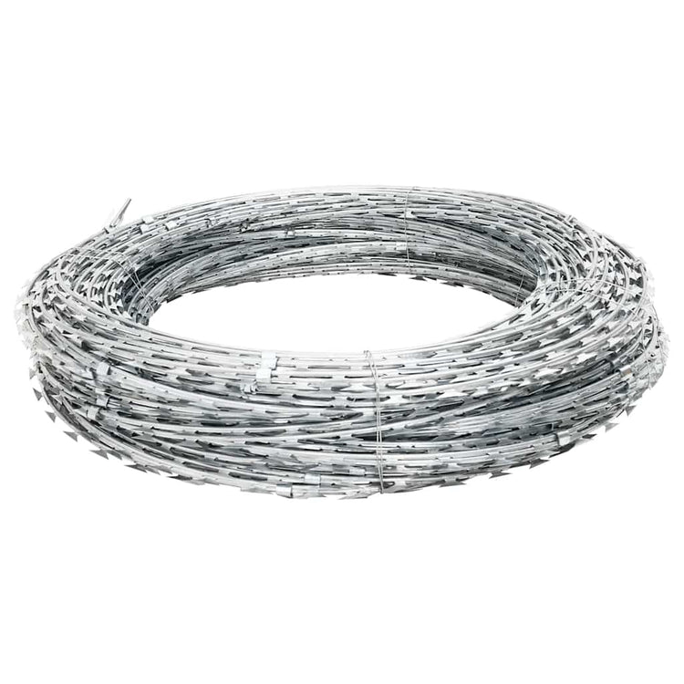 Vidaxl Scheermmsstikkeldraad Concertina Galvanized Steel 100 m