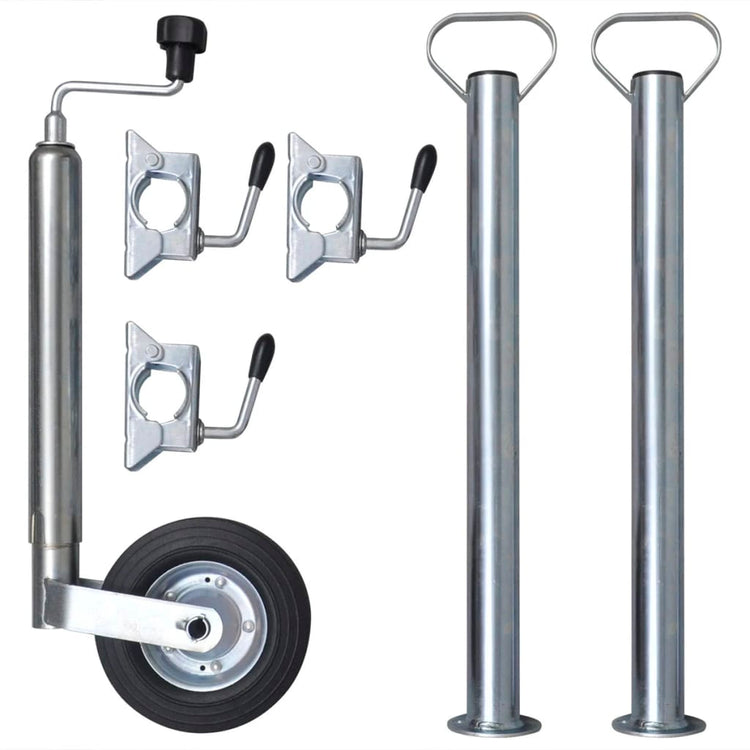 Velle de nez vidaxl avec 2 tubes de support et 3 pinces 48 mm