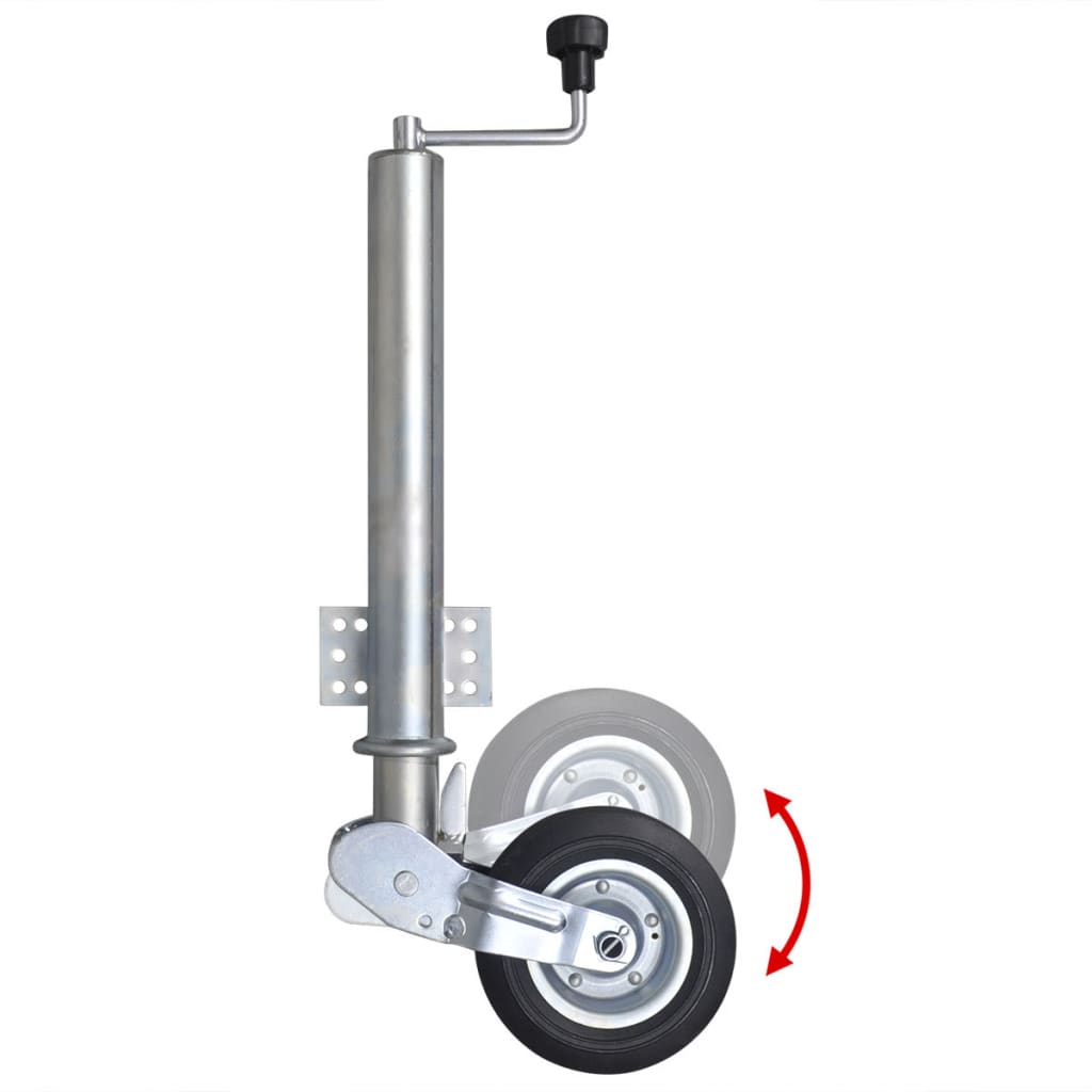 Vidaxl Roue de nez robuste pliable 60 mm