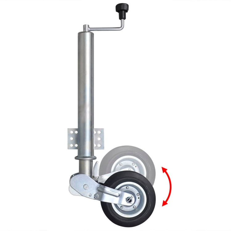 Vidaxl Roue de nez robuste pliable 60 mm