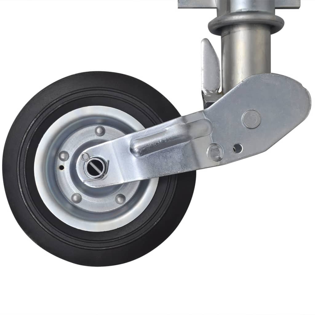 Vidaxl Roue de nez robuste pliable 60 mm