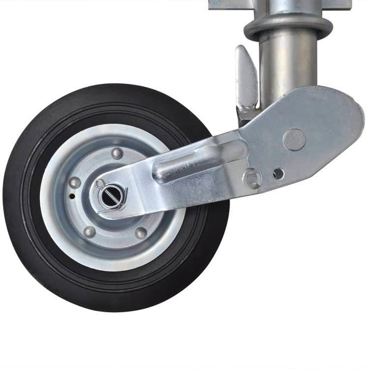 Vidaxl Roue de nez robuste pliable 60 mm