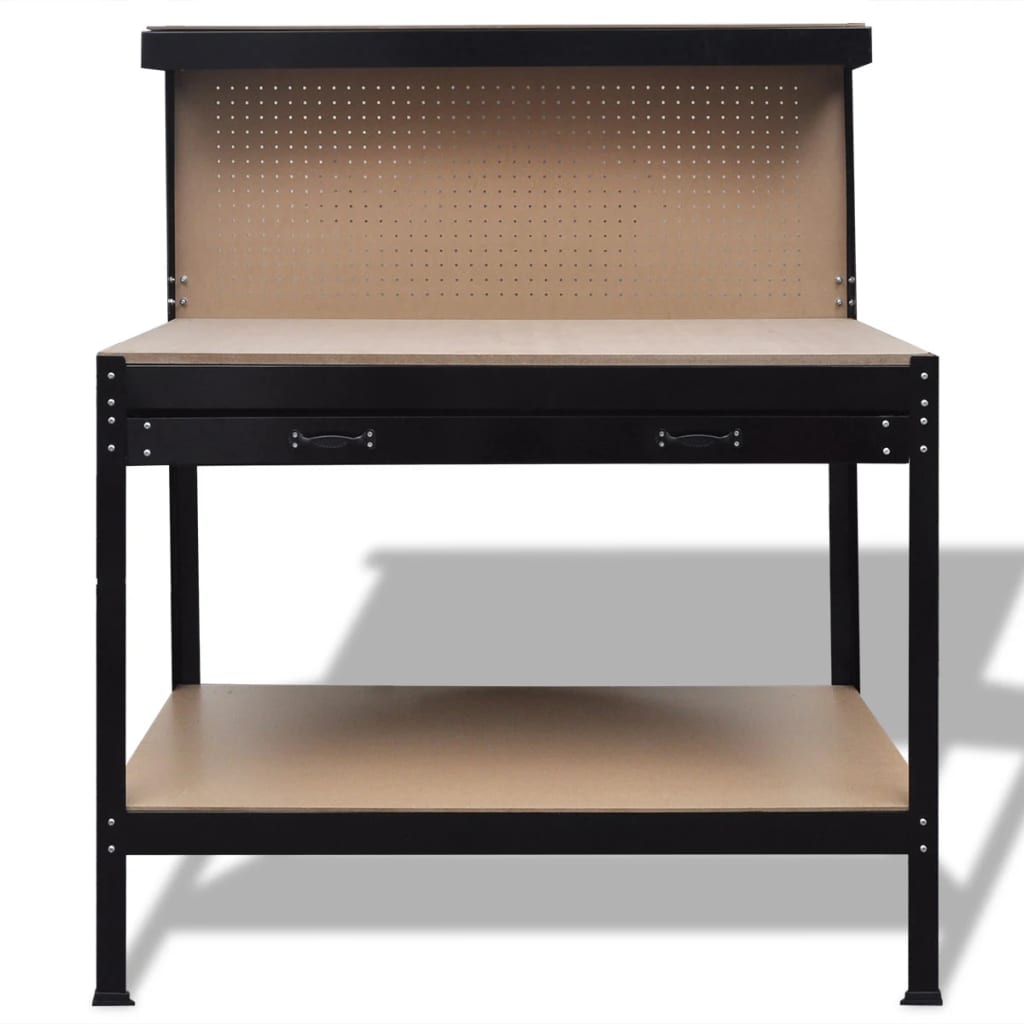 Vidaxl Workbench avec carte de suspension et tiroir