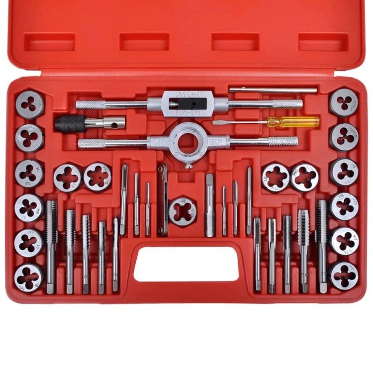 Vidaxl Set de tarauds 40 pièces