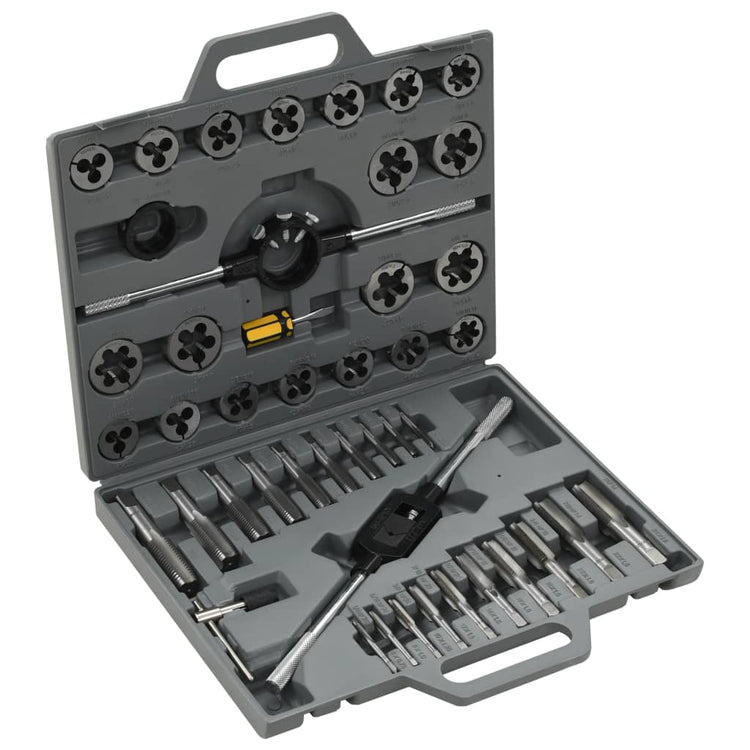 Vidaxl Set de tarauds 45 pièces