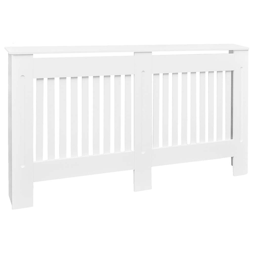 Construction de radiatorom vidaxl 152 cm mdf blanc