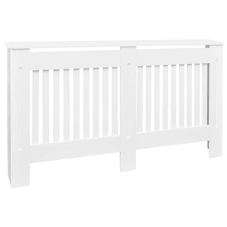 Construction de radiatorom vidaxl 152 cm mdf blanc