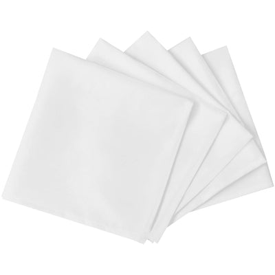 Vidaxl serviettes blanches 50 pièces 50 x 50 cm