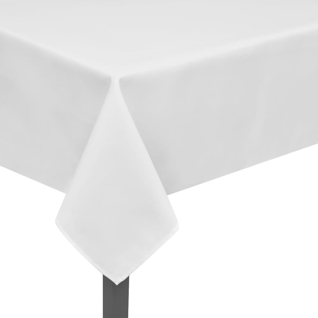Comprimés vidaxl blancs 5 pièces 130 x 130 cm