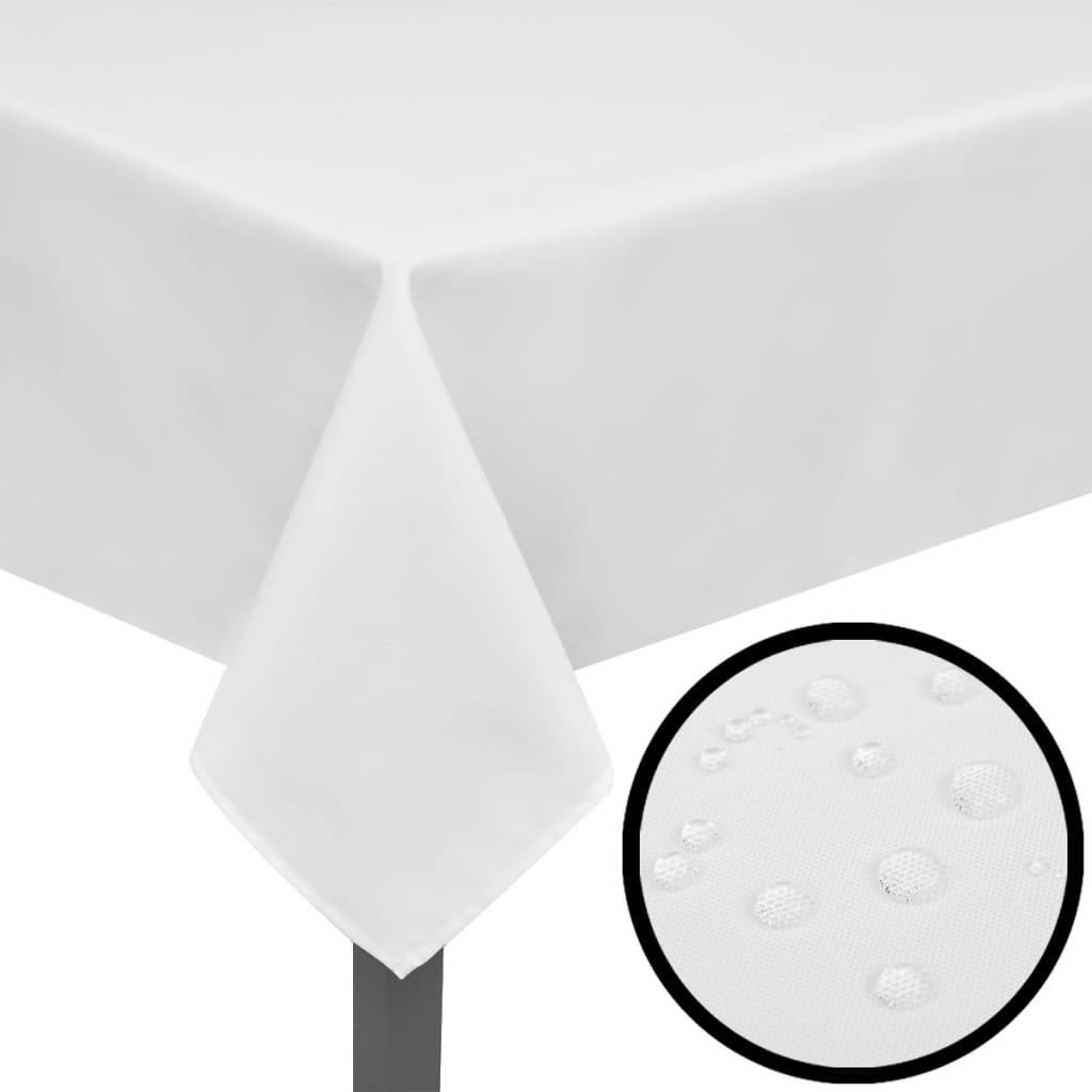 Comprimés vidaxl blanc 5 pièces 220 x 130 cm