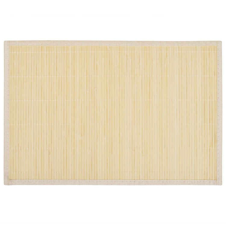 Vidaxl 6 Placemats Bamboo 30 x 45 cm bien sûr