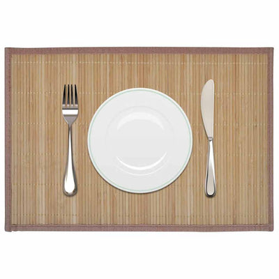 Vidaxl 6 st placemats 30x45 cm BAMBO BARN