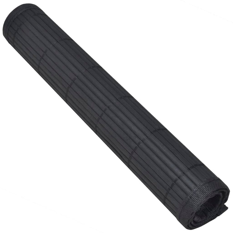Vidaxl 6 Placemats Bamboo 30 x 45 cm noir