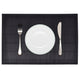 Vidaxl 6 Placemats Bamboo 30 x 45 cm noir