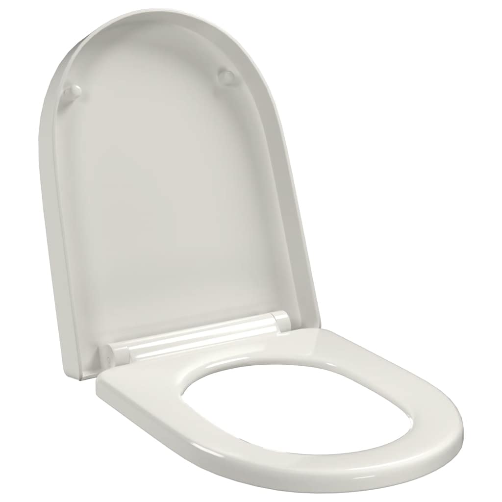 Vidaxl Woilet Seat-Close avec design à libération rapide blanc