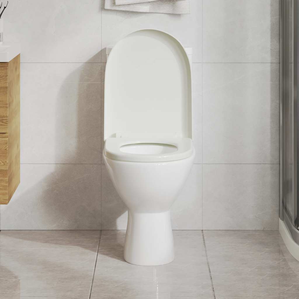 Vidaxl Woilet Seat-Close avec design à libération rapide blanc