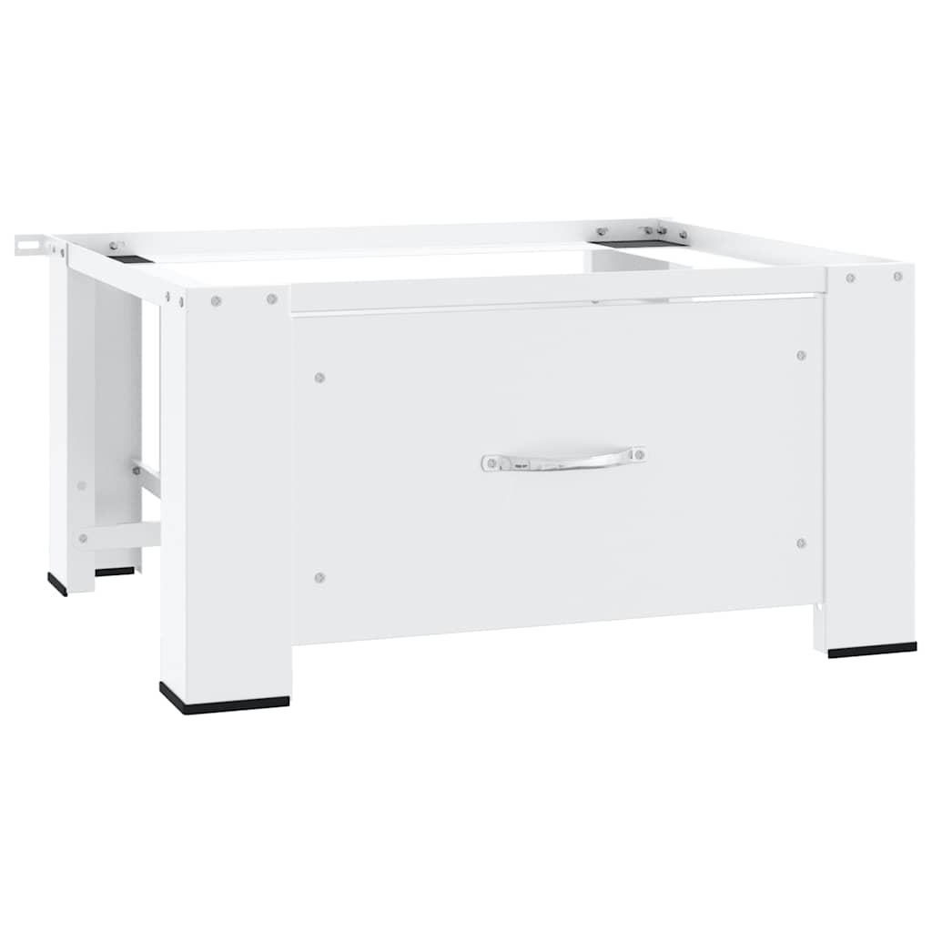 Vidaxl Washing Machineverhoger avec tiroir blanc