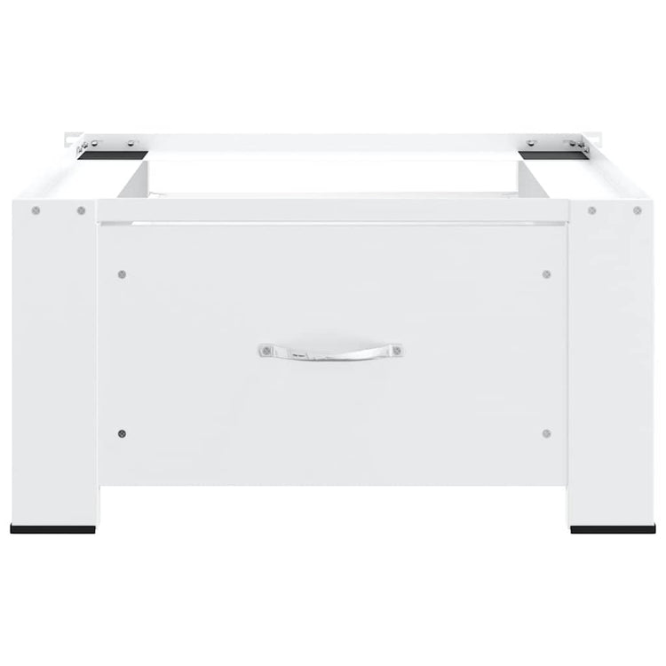 Vidaxl Washing Machineverhoger avec tiroir blanc