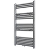 Rack de serviette de radiateur Vidaxl droit 600x1160 mm gris