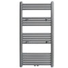Rack de serviette de radiateur Vidaxl droit 600x1160 mm gris