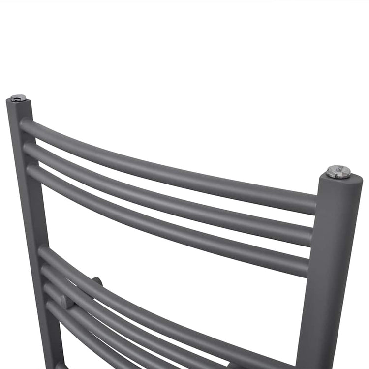 Rack de serviette de radiateur vidaxl plié 480x480 mm gris