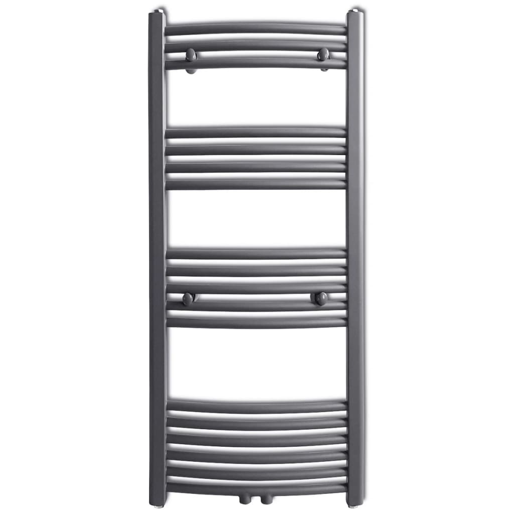 Rack de serviette de radiateur Vidaxl plié 500x1160 mm gris