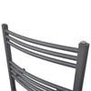 Rack de serviette de radiateur Vidaxl plié 500x1160 mm gris