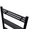 Rack de serviette de radiateur vidaxl droit 500x764 mm noir