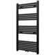 Rack de serviette de radiateur Vidaxl droit 600x1160 mm noir