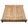 Vidaxl Sandpit Square Imprégné de bois