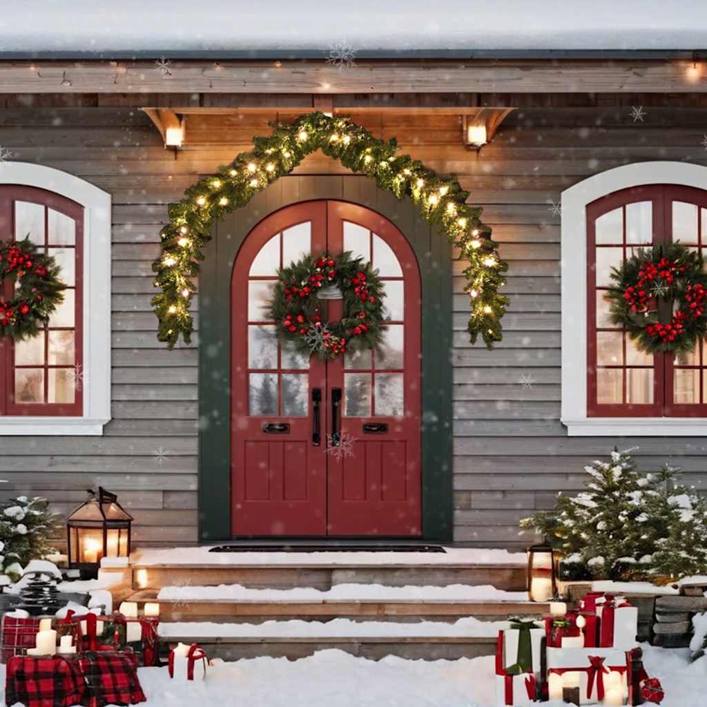 Vidaxl Garland de Noël avec lumières LED 10 m