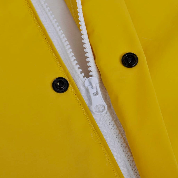 VidaXL imperméable long, résistant à l'eau, très robuste, avec capuche, jaune XL